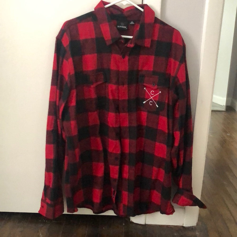 Customized Flannel Button-Down